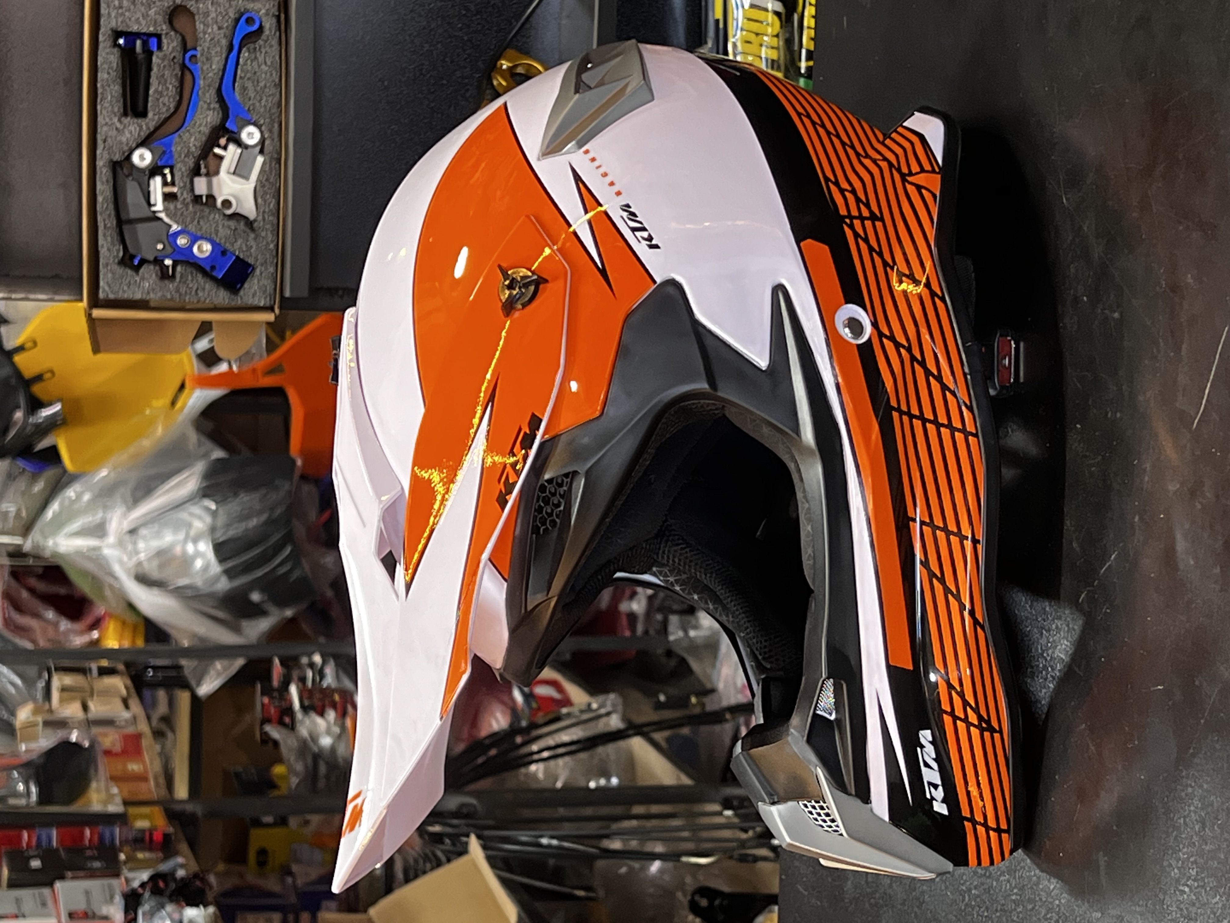 کلاه کراسی طرح KTM درجه یک XXL